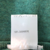 Chloe Cashmere V-Neck Sweater Jungle Green Size Medium