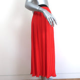 Rachel Comey Pleated Midi Skirt Red Size 0