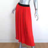 Rachel Comey Pleated Midi Skirt Red Size 0