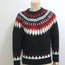 Polo Ralph Lauren Fair Isle Sweater Black Wool-Alpaca Size Medium