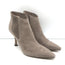 Jimmy Choo Ankle Boots Maiara Taupe Suede Size 39 Pointed Toe Booties