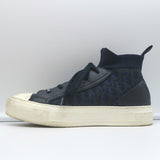 Christian Dior Walk'n'Dior Sneakers Navy Oblique Technical Mesh Size 37.5