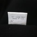 Oscar de La Renta Crystal Button Jacket Black Frayed Silk-Trim Wool Size 6