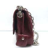 Christian Dior Miss Dior Long Chain Medium Flap Bag Burgundy Cannage Leather