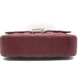Christian Dior Miss Dior Long Chain Medium Flap Bag Burgundy Cannage Leather