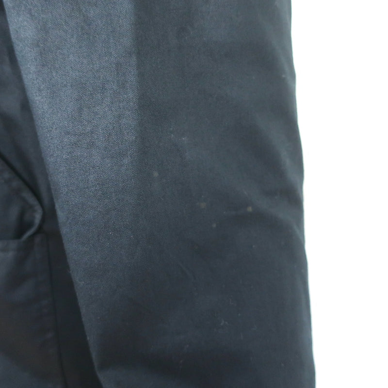 Christian Dior Bomber Jacket Black Pintucked Cotton Size 48 Unisex