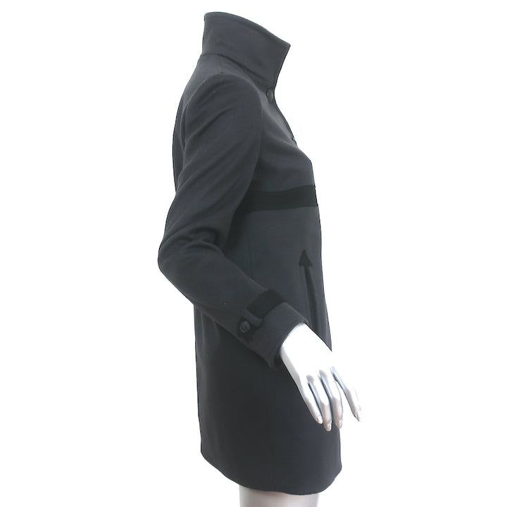 Rag &amp; Bone Military Coat Charcoal Wool Size Small
