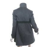 Rag & Bone Military Coat Charcoal Wool Size Small