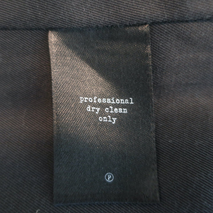 Rag &amp; Bone Military Coat Charcoal Wool Size Small