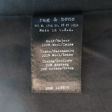 Rag & Bone Military Coat Charcoal Wool Size Small