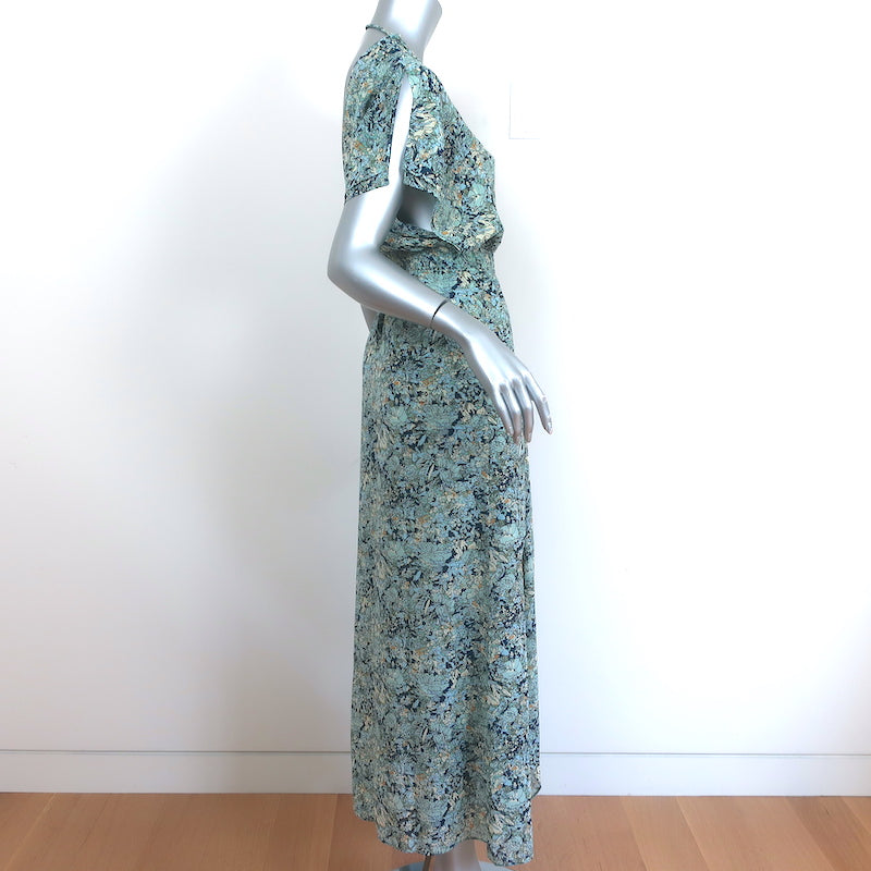 maje chiffon maxi dress Maje Red Horse Print Chiffon Long Sleeve Midi Dress Size:34/XS $565 NWT