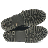 See by Chloe Eileen Shearling Hiking Boots Dark Brown Suede & Leather Size 38