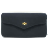 Tiffany & Co. Satin Flap Clutch Black Mini Evening Bag