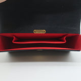 Tiffany & Co. Satin Flap Clutch Black Mini Evening Bag