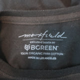 Maxfield Private Collection T-Shirt Black Cotton Size Large Short Sleeve Tee