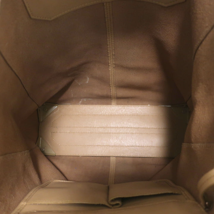 Alexander Wang Prisma Tote Beige Leather/Rose Gold Large Shoulder Bag