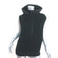 Eisbar Hooded Puffer Vest Black Ribbed Knit Size Medium