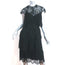 Parker Elsa Tiered Lace Dress Black Size 6