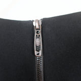 Sonia by Sonia Rykiel Ruffled Shift Dress Black Crepe Size 40