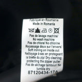 Sonia by Sonia Rykiel Ruffled Shift Dress Black Crepe Size 40