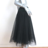 AKRIS Tulle Midi Skirt Black Size US 8