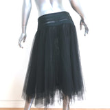AKRIS Tulle Midi Skirt Black Size US 8