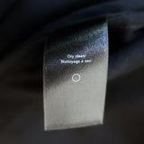 Rag & Bone Twist-Front Shirtdress Lucas Black Printed Viscose Size Medium