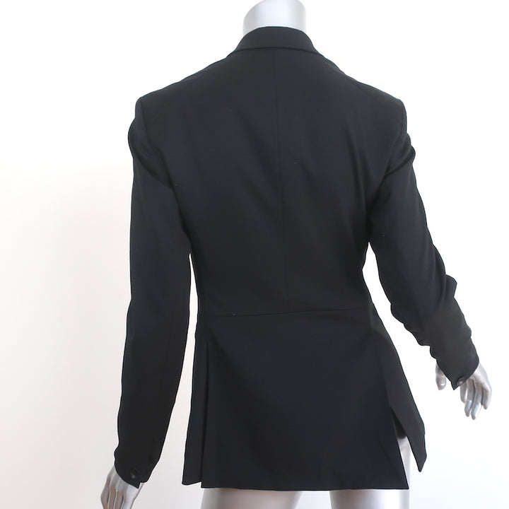 Rag &amp; Bone Blazer Black Wool-Blend Size 2 Two Button Jacket