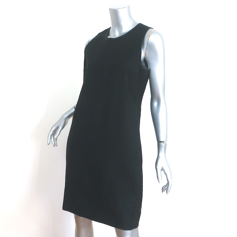 Rag &amp; Bone Dress Yuri Black Quilted Cotton-Blend Size 8 Sleeveless Shift