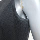 Rag & Bone Dress Yuri Black Quilted Cotton-Blend Size 8 Sleeveless Shift