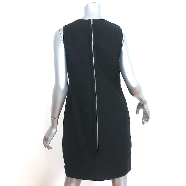 Rag &amp; Bone Dress Yuri Black Quilted Cotton-Blend Size 8 Sleeveless Shift