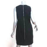 Rag & Bone Dress Yuri Black Quilted Cotton-Blend Size 8 Sleeveless Shift