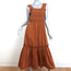 SEA Midi Dress Phoebe Brown Smocked Cotton Size Medium