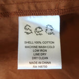 SEA Midi Dress Phoebe Brown Smocked Cotton Size Medium