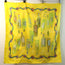 Hermes Bouteilles a la Mer by Pierre Peron 90cm Scarf Yellow Silk Twill