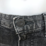 Moussy Vintage Skinny Jeans Glendele Black Distressed Stretch Denim Size 27