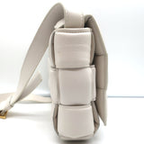 Bottega Veneta Padded Cassette Bag White Leather Small Crossbody