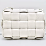 Bottega Veneta Padded Cassette Bag White Leather Small Crossbody