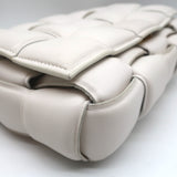 Bottega Veneta Padded Cassette Bag White Leather Small Crossbody