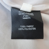 Isabel Marant Etoile Drawstring Top Hervey Silver Size 34 Sleeveless Blouse