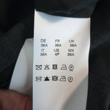 BOSS Hugo Boss Belted Shift Dress Doliviena Gray Cotton-Blend Size 4P NEW