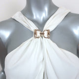 Gucci Tom Ford Horsebit-Embellished Dress Black & White Jersey Size Medium