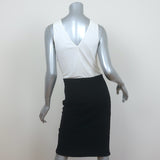 Gucci Tom Ford Horsebit-Embellished Dress Black & White Jersey Size Medium