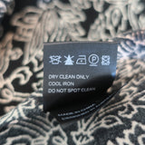 Zimmermann Keyhole Maxi Dress Black Floral Print Crepe Size 0 Long Sleeve