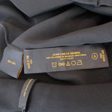 Juan Carlos Obando Amalfi Cutout Blouse Black Draped Silk Size 2