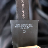 Donna Karan Strapless Mini Dress Black Stretch Silk Size US 4