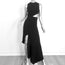 Juan Carlos Obando Cutout Asymmetric Dress Black Silk Size 4 Sleeveless Maxi