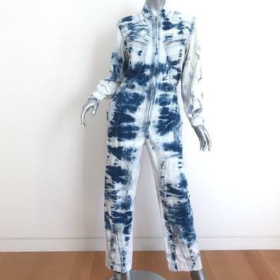 Stella McCartney Tie Dye Denim Jumpsuit Size 34