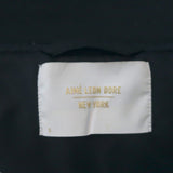 Aime Leon Dore Apple Badge Bomber Jacket Navy Satin Size Small