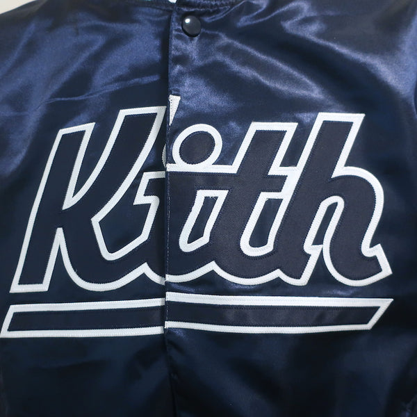 Kith New York Knicks Satin Bomber Jacket Black